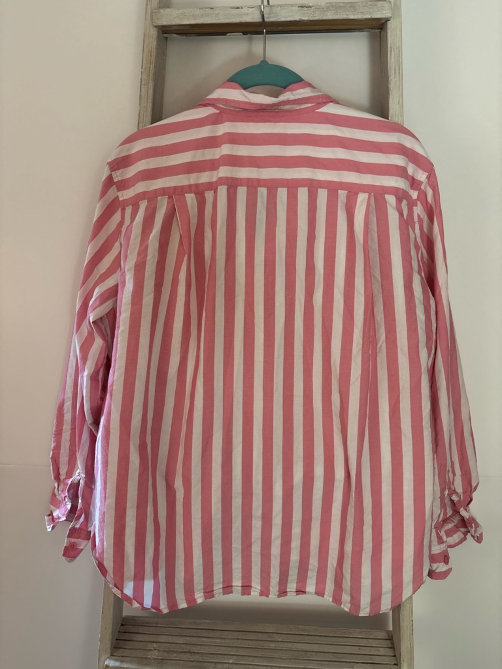 LOFT Womens Large cotton blend Button-Up, casual, 90’s, coffeehouse, feminine - Picture 6 of 10